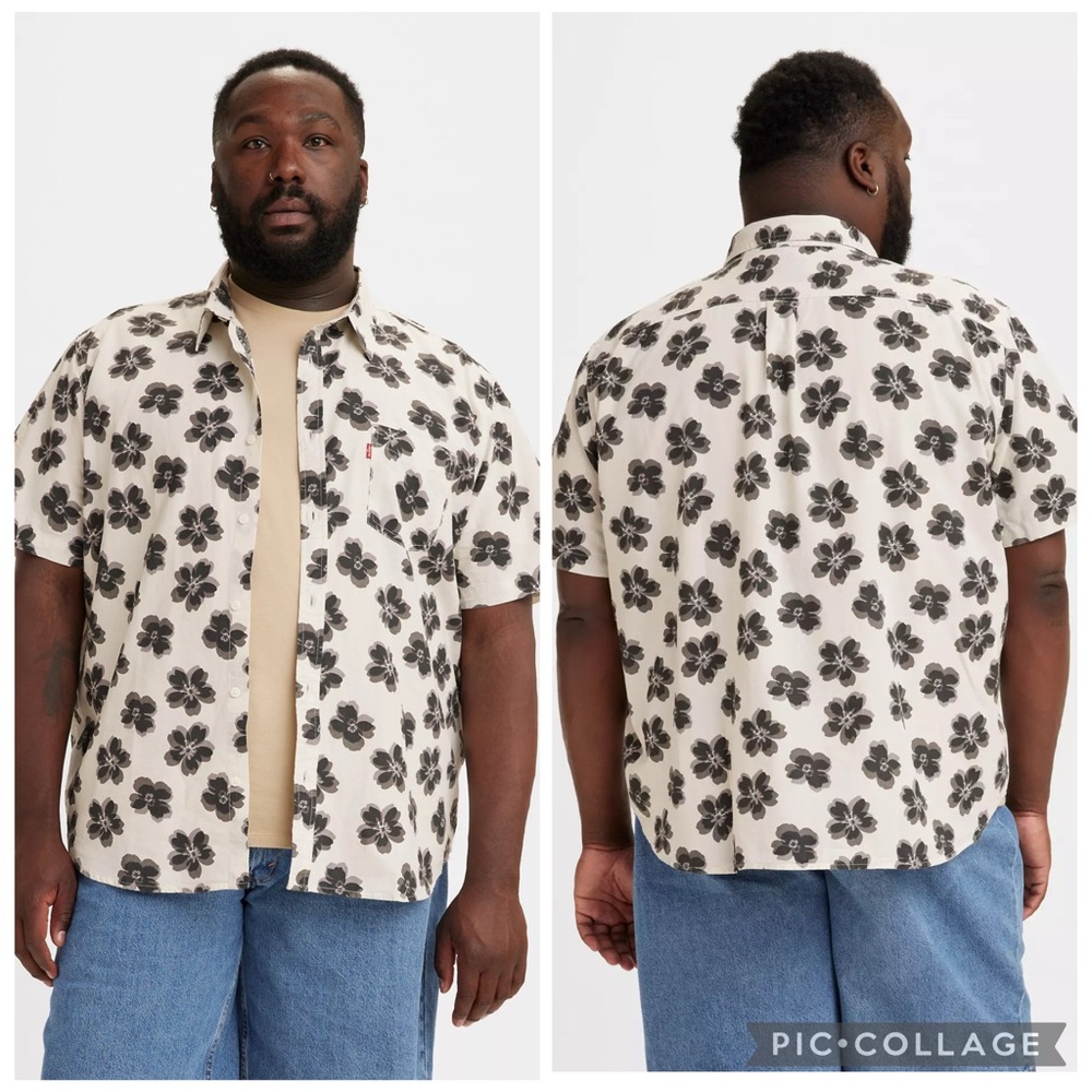 Levi's Men’s Short Sleeve Classic One Pocket Standard Fit Shirt Size XL